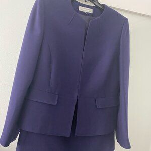 Regal Purple Tahari Skirt Suit